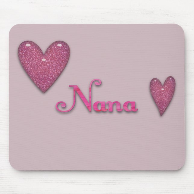 Mousepad Nana com coração (Frente)