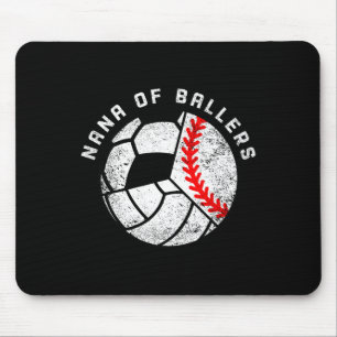 Mousepad Nana De Byllers Vôlei De Bysebyll Futebol Engraçad