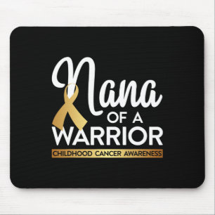 Mousepad Nana De Uma Fita Dourada De Cancer De Infância Gue