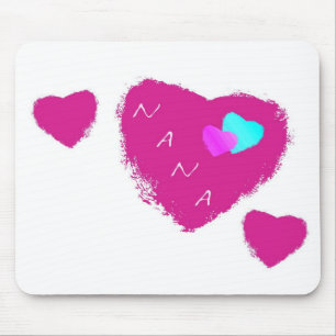 Mousepad Nana Hearts
