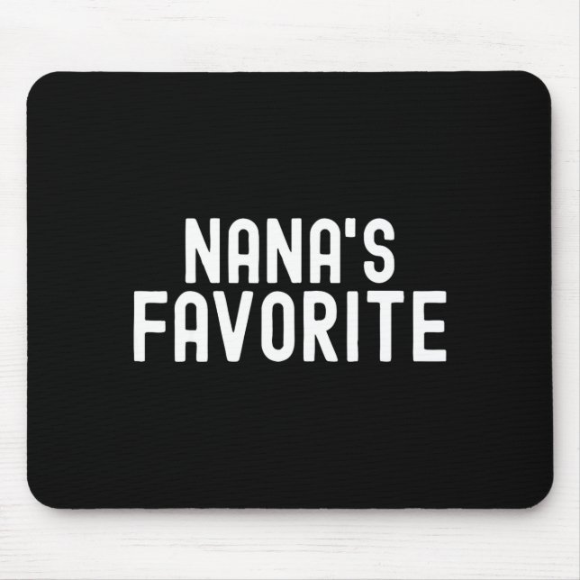 Mousepad Nana's Favorite Family Baby Granhild Quote Family  (Frente)