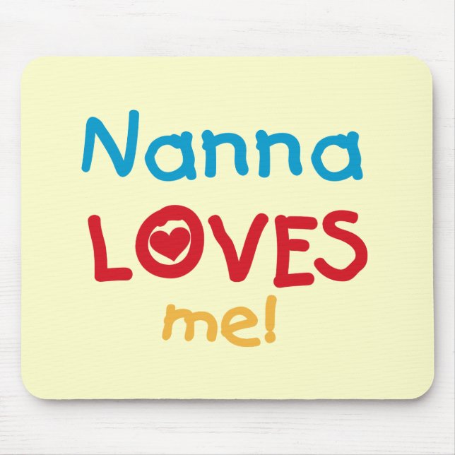 Mousepad Nanna ama-me T-shirts e presentes (Frente)
