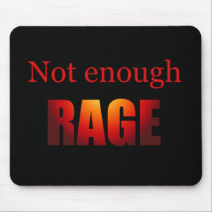 Mousepad Não bastante preto da raiva