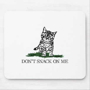 Mousepad Não brinque comigo Gato Amarelo Eles Estão Comendo