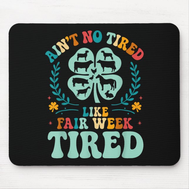Mousepad Não Cansar Como A Fazenda De Groovy Ani, De Semana (Frente)