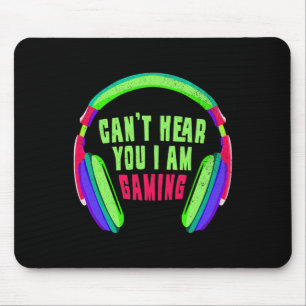 Mousepad Não consigo ouvi-lo Estou jogando games e videogam
