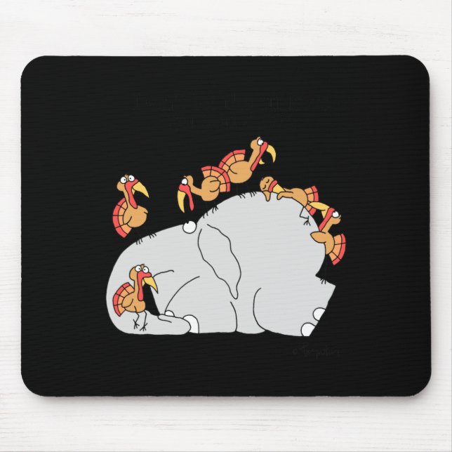 Mousepad Não Deixe os Perus Desanimá-lo  (Frente)