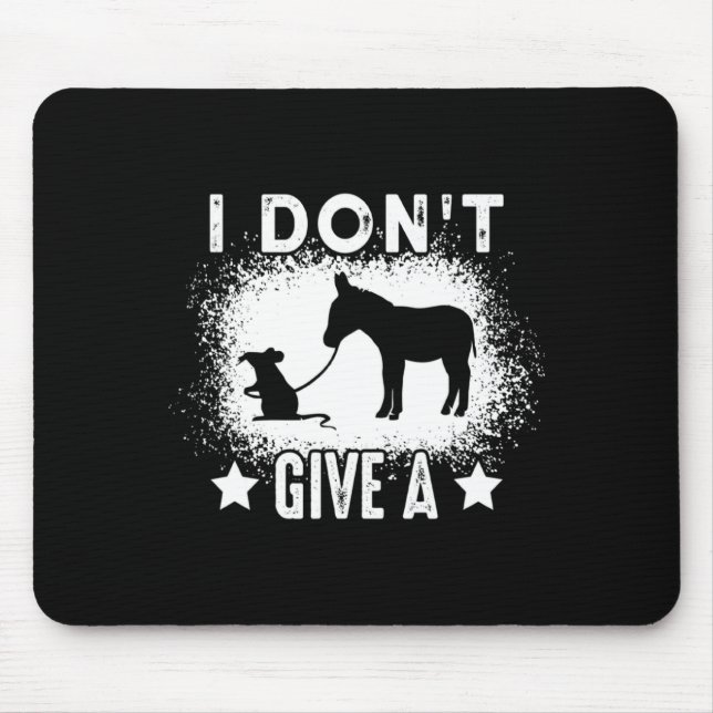Mousepad Não dou uma dizia branqueada de ratos 1  (Frente)