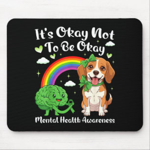 Mousepad Não é para ser cão de conscientização sobre saúde
