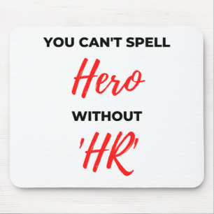 Mousepad Não é possível soletrar o herói sem o 'HR' 2