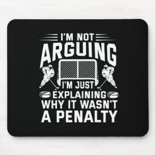 Mousepad Não Estou Discutindo, Estou Apenas Explicando Por