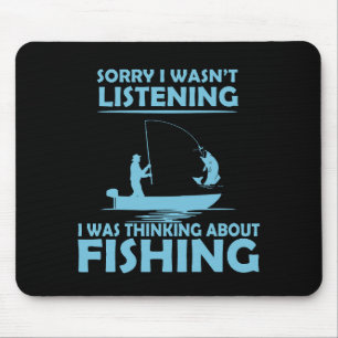 Mousepad não estou ouvindo pensar em pescar