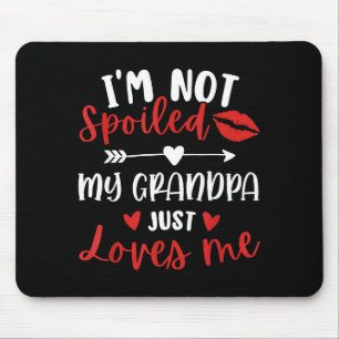 Mousepad Não estou silenciado Meu avô me ama Reunião de Fam