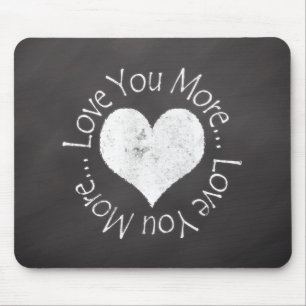 Mousepad Não, eu te amo mais
