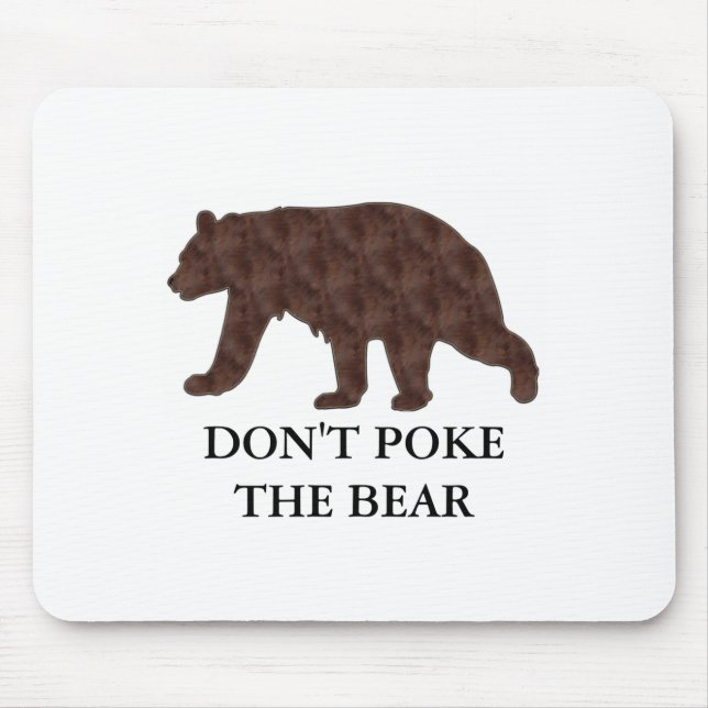 Mousepad Não Faça O Urso  (Frente)