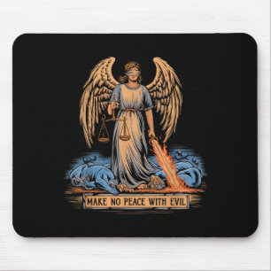 Mousepad Não Faça Pacto Com O Mal Arcanjo Miguel Jesus Vá