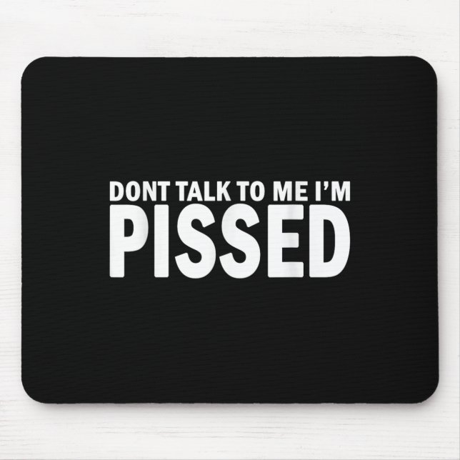 Mousepad Não fale comigo, sou o Ed. (Frente)