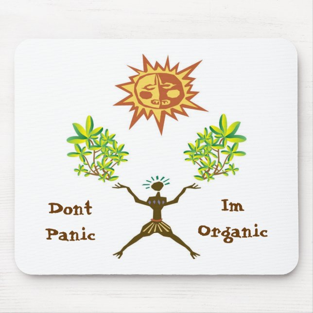 Mousepad Não faz o pânico Im orgânico (Frente)