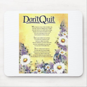 Mousepad não faz o poema do quit=inspirational