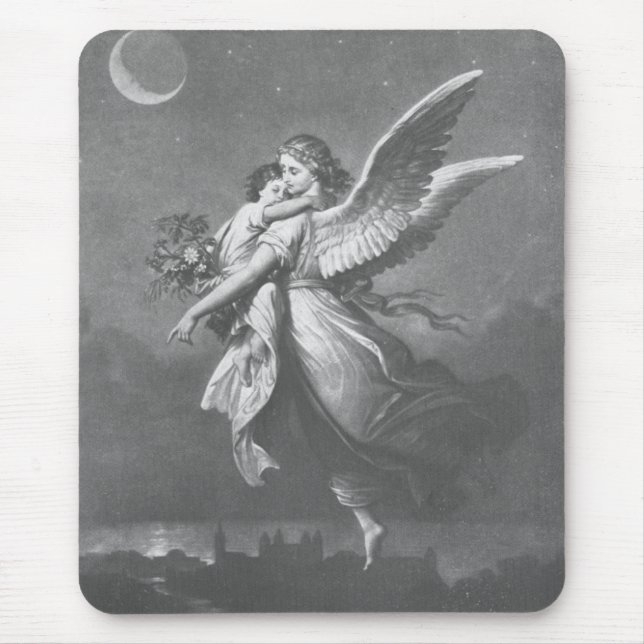 Mousepad "Não foi um anjo que visitou a Terra Verde." (Frente)