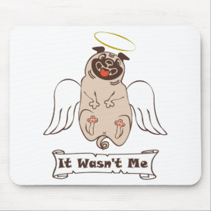 Mousepad Não foi uma citação engraçada do meu anjo