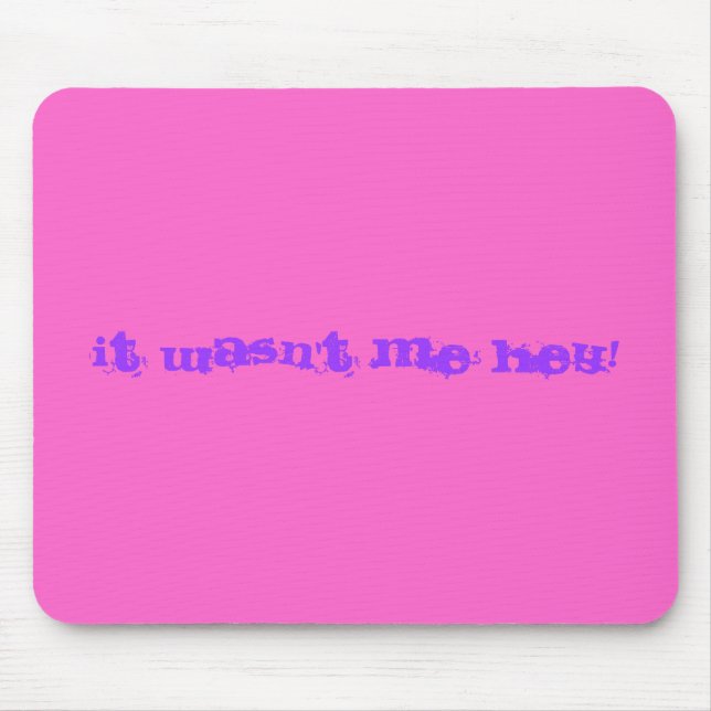 Mousepad não fui eu (Frente)