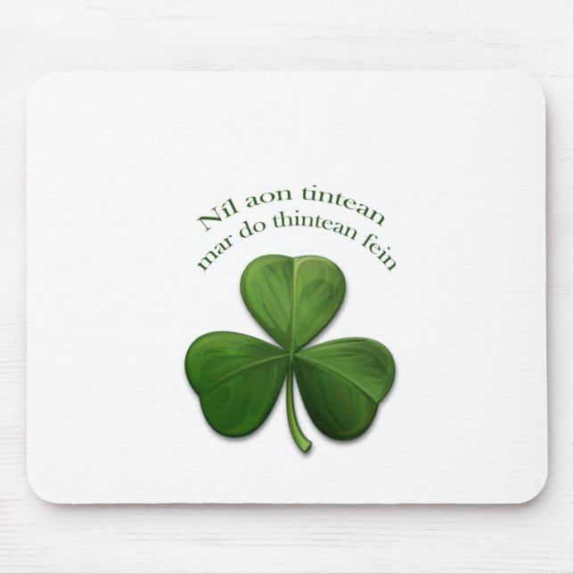 Mousepad Não há lugar como casa (Frente)