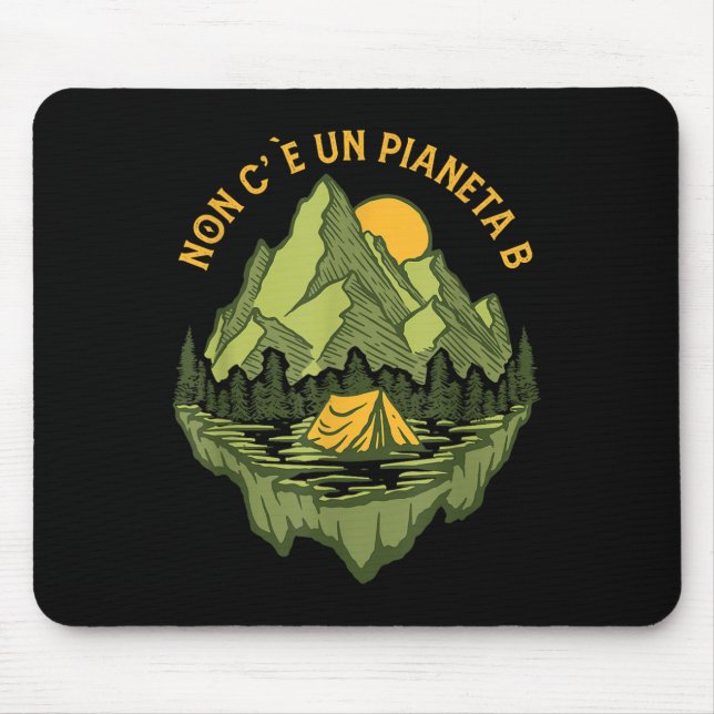 Mousepad Não Há Planeta B Mãe Terra Ambiental (Frente)