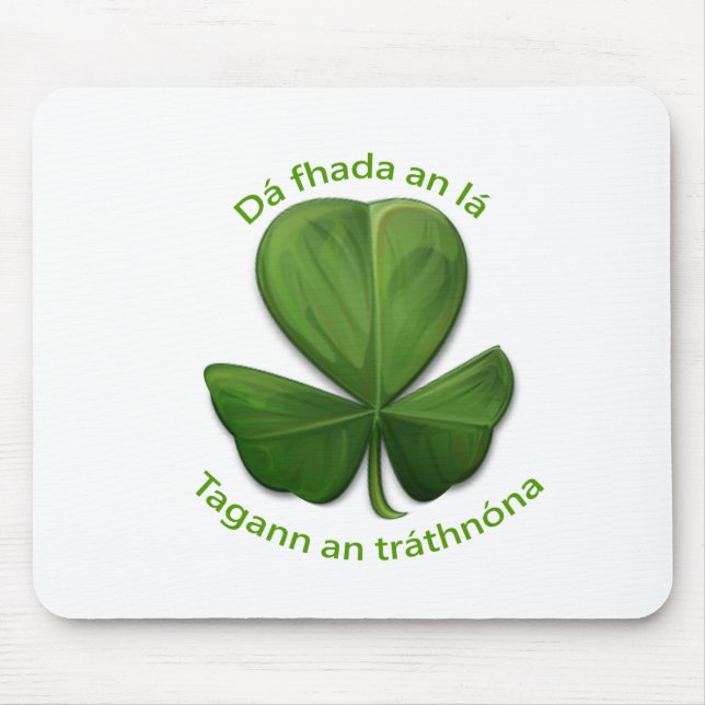 Mousepad Não importa quanto tempo o dia chegue a noite. (Frente)