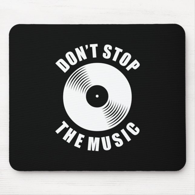 Mousepad Não Interrompa A Música (Frente)