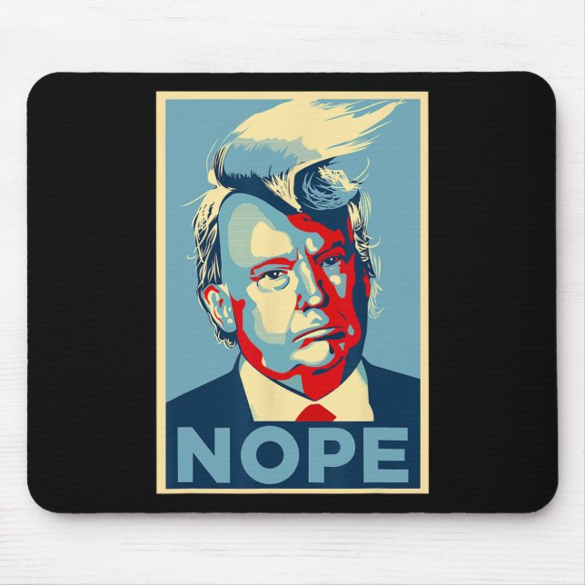 Mousepad Não Mais Engraçado Trump 2024 (Frente)