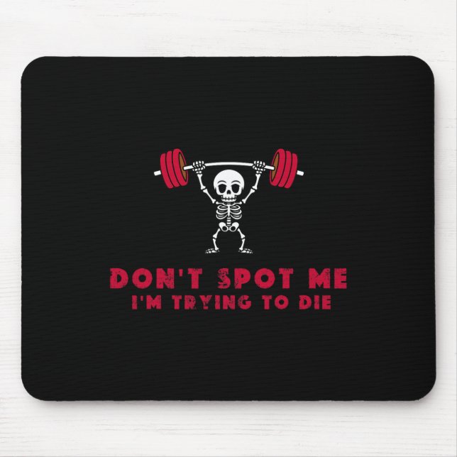 Mousepad Não Me Ajude3 Estou Tentando Morrer Com Bodybuildi (Frente)