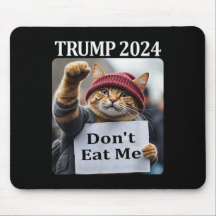 Mousepad Não me coma gatos para Trump 2024 1