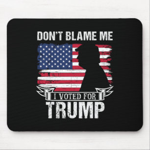 Mousepad Não Me Culpe Eu Votei Em Trump Retrô Vintage Ame