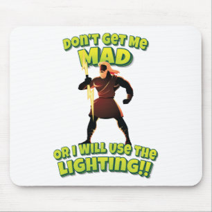 Mousepad Não me deixes chateado ou vou usar a iluminação
