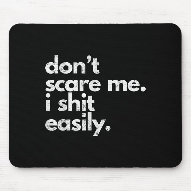 Mousepad Não me e facilmente citação engraçada de sarcasmo  (Frente)
