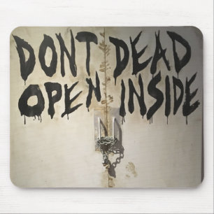 Mousepad Não Morto Dentro Aberto (Portas do Morto Andando)