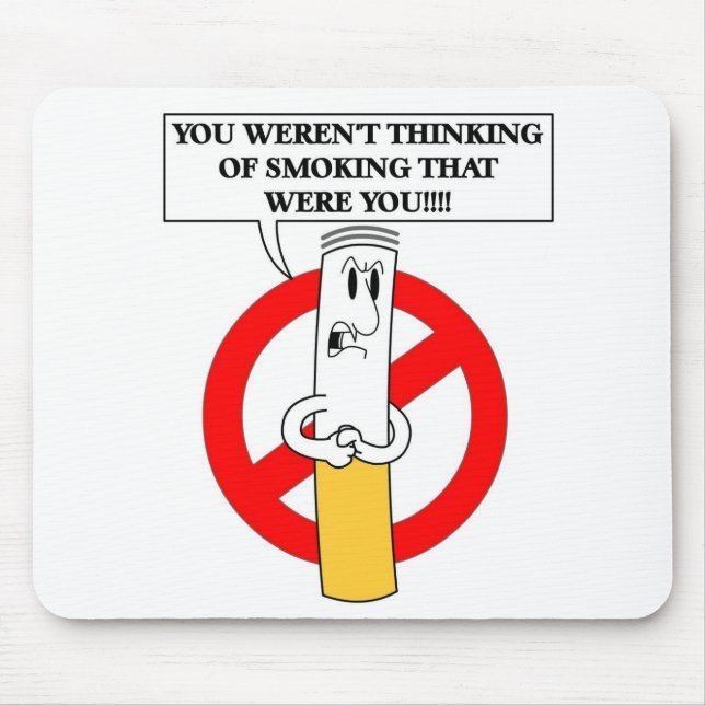 Mousepad não o fume (Frente)
