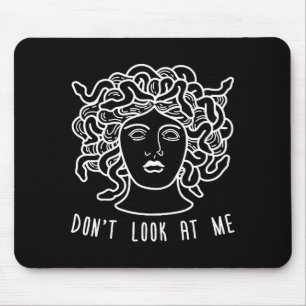 Mousepad Não Olhe Para Mim Medusa Cabelo De Cobra Grego Div