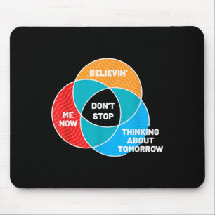 Mousepad Não Parar Diagrama Venn Clique Rock
