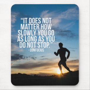 Mousepad NÃO PARE. Motivação da Maratona em Execução