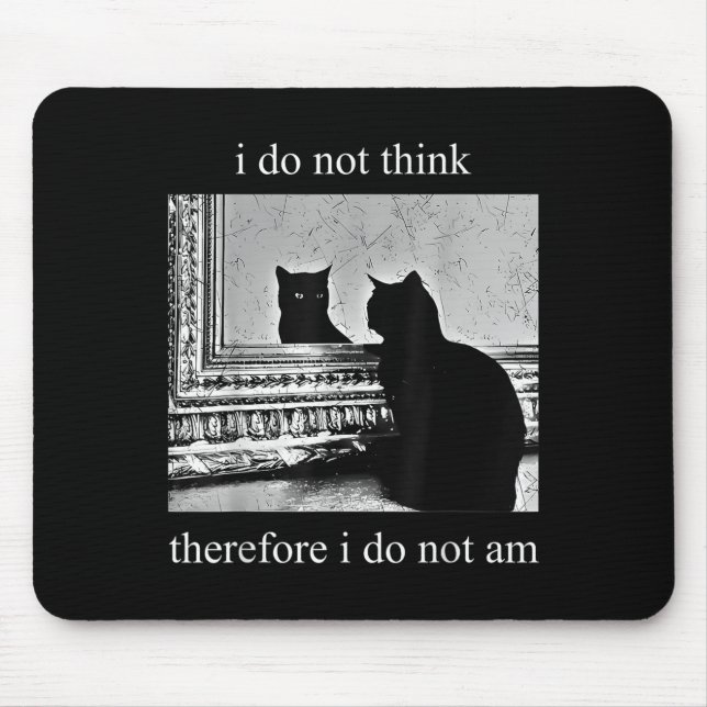Mousepad Não Penso, Portanto, Que Não Seja Design Co. Un (Frente)