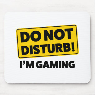 Mousepad Não perturbe! Eu sou jogo