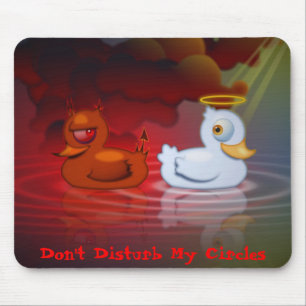 Mousepad Não perturbe meus círculos