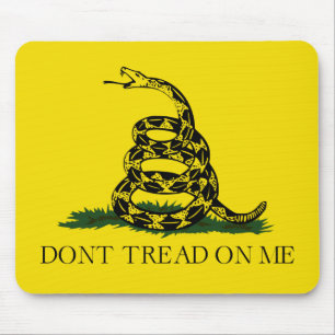 Mousepad Não pise em mim a bandeira americana de Gadsden