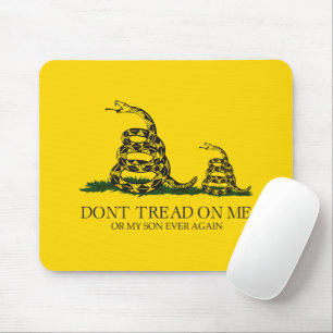 Mousepad Não Pise em Mim ou No Meu Filho Bandeira Gadsden M