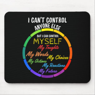 Mousepad Não Posso Controlar Ninguém, Mas Posso Controlar M