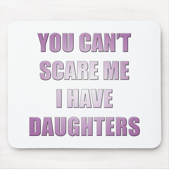 Mousepad Não posso me assustar (Frente)