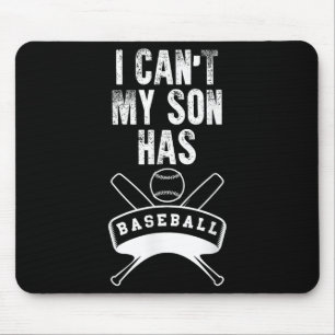 Mousepad Não Posso Meu Filho Tem Beisebol Mãe de Beisebol P
