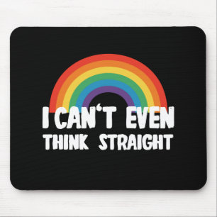 Mousepad Não Posso Nem Pensar Direito Piada Orgulho Gay